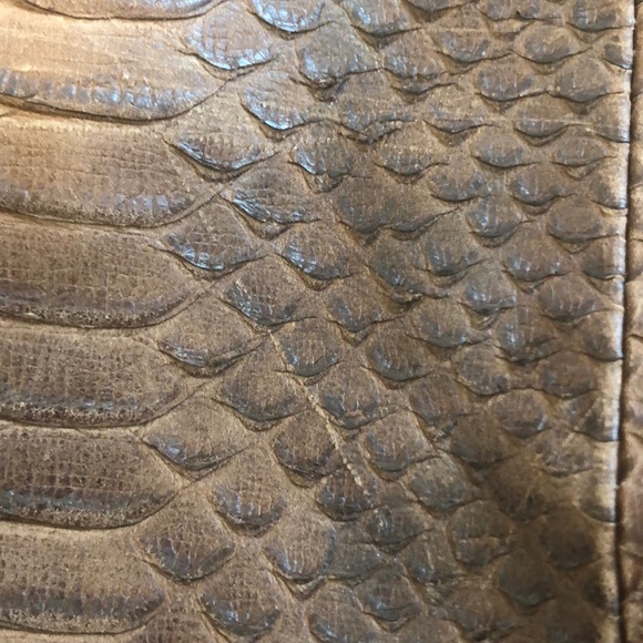 RARE! Gucci Python Leather Tote - Picture 6 of 8